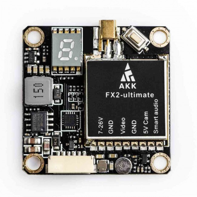 AKK FX2-ultimate VTX (International Version) - 5.8GHZ 25mW/200mW/600mW/1200mW Power Wwitchable Video Transmitter 2-6S,OSD,Betaflight,Smart Audio, MMCX 1 AKK FX2-ultimate VTX (International Version) - 5.8GHZ 25mW/200mW/600mW/1200mW Power Wwitchable Video Transmitter 2-6S,OSD,Betaflight,Smart Audio, MMCX