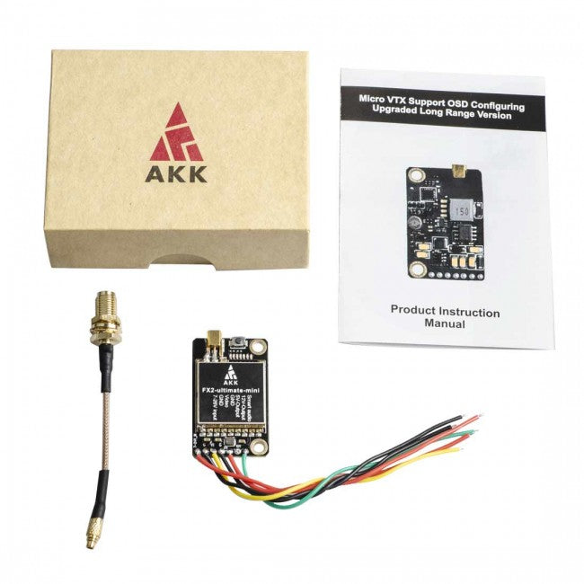 AKK FX2-ultimate-mini VTX - 5.8GHZ 8Channel 10KM 25mW/200mW/600mW/1000mW/1200mW FPV Video Transmitter Support Smart Audio 8 AKK FX2-ultimate-mini VTX - 5.8GHZ 8Channel 10KM 25mW/200mW/600mW/1000mW/1200mW FPV Video Transmitter Support Smart Audio — изображение 8