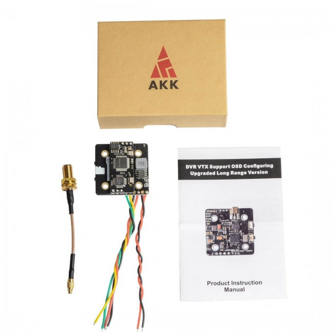 AKK FX3-Ultimate-DVR VTX - 5.8G 2-6S 25mW/200mW/600mW/1000mW Smart Audio MMCX Video Transmitter for Long Range RC Drone Airplane - Image 5