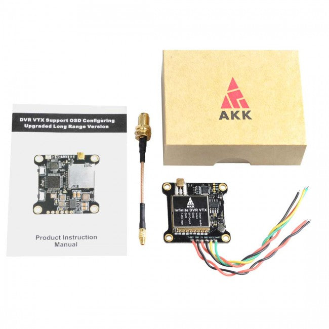 AKK Infinite DVR VTX - 5.8GHz 1000mW FPV Video Transmitter Super High Output Support OSD Configuring Upgraded Long Range Version - Image 6