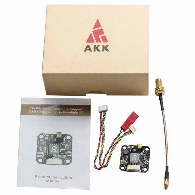 AKK FX3 FPV VTX - 5.8Ghz 37CH 25mW/200mW/400mW/600mW Switchable FPV Video Transimtter with MMCX Integrated OSD FC 8 AKK FX3 FPV VTX - 5.8Ghz 37CH 25mW/200mW/400mW/600mW Switchable FPV Video Transimtter with MMCX Integrated OSD FC - صورة AKK FX3 FPV VTX - 5.8Ghz 37CH 25mW/200mW/400mW/600mW Switchable FPV Video Transimtter with MMCX Integrated OSD FC - صورة 8