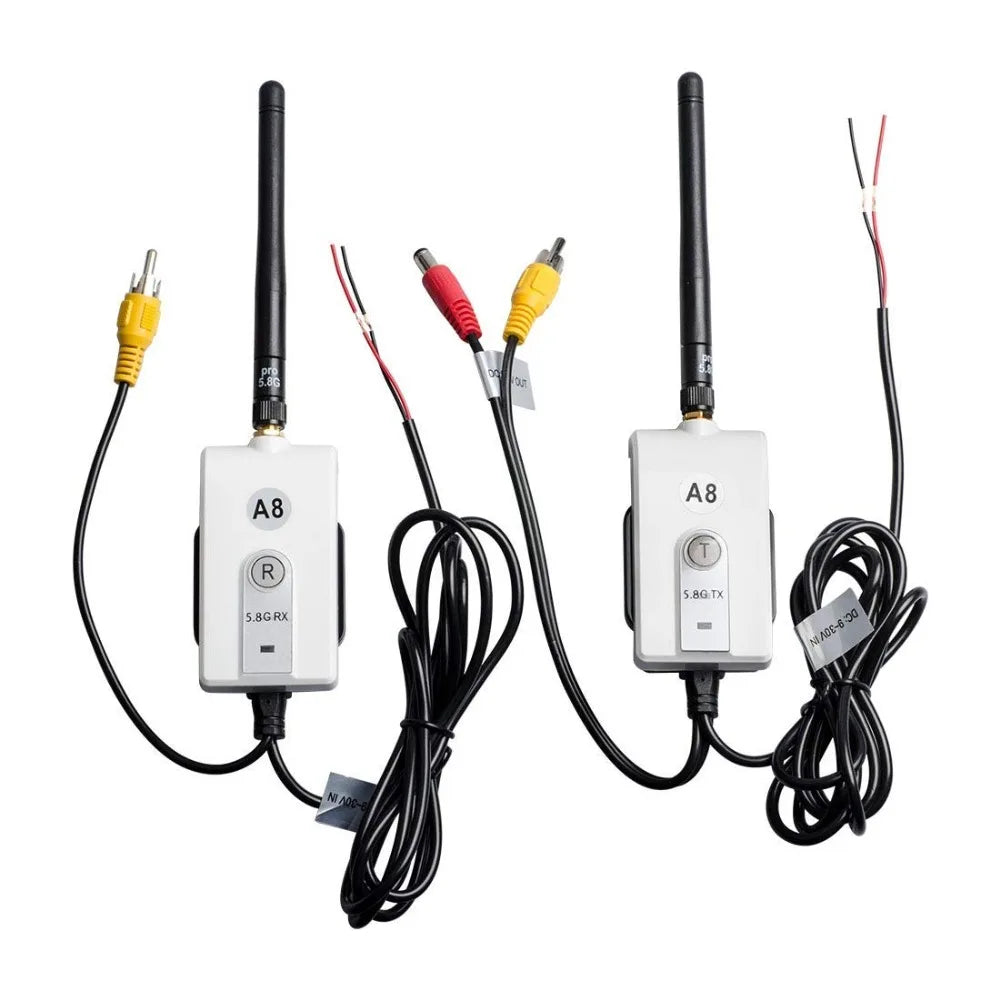 AKK A8 VTX/VRX Kit - Wireless A8-625-28 Video Transmitter & Receiver Kit for Cars, Small Trucks, Video Transmit etc. Backup Camera System 4 AKK A8 VTX/VRX Kit - Wireless A8-625-28 Video Transmitter & Receiver Kit for Cars, Small Trucks, Video Transmit etc. Backup Camera System - صورة AKK A8 VTX/VRX Kit - Wireless A8-625-28 Video Transmitter & Receiver Kit for Cars, Small Trucks, Video Transmit etc. Backup Camera System - صورة 4