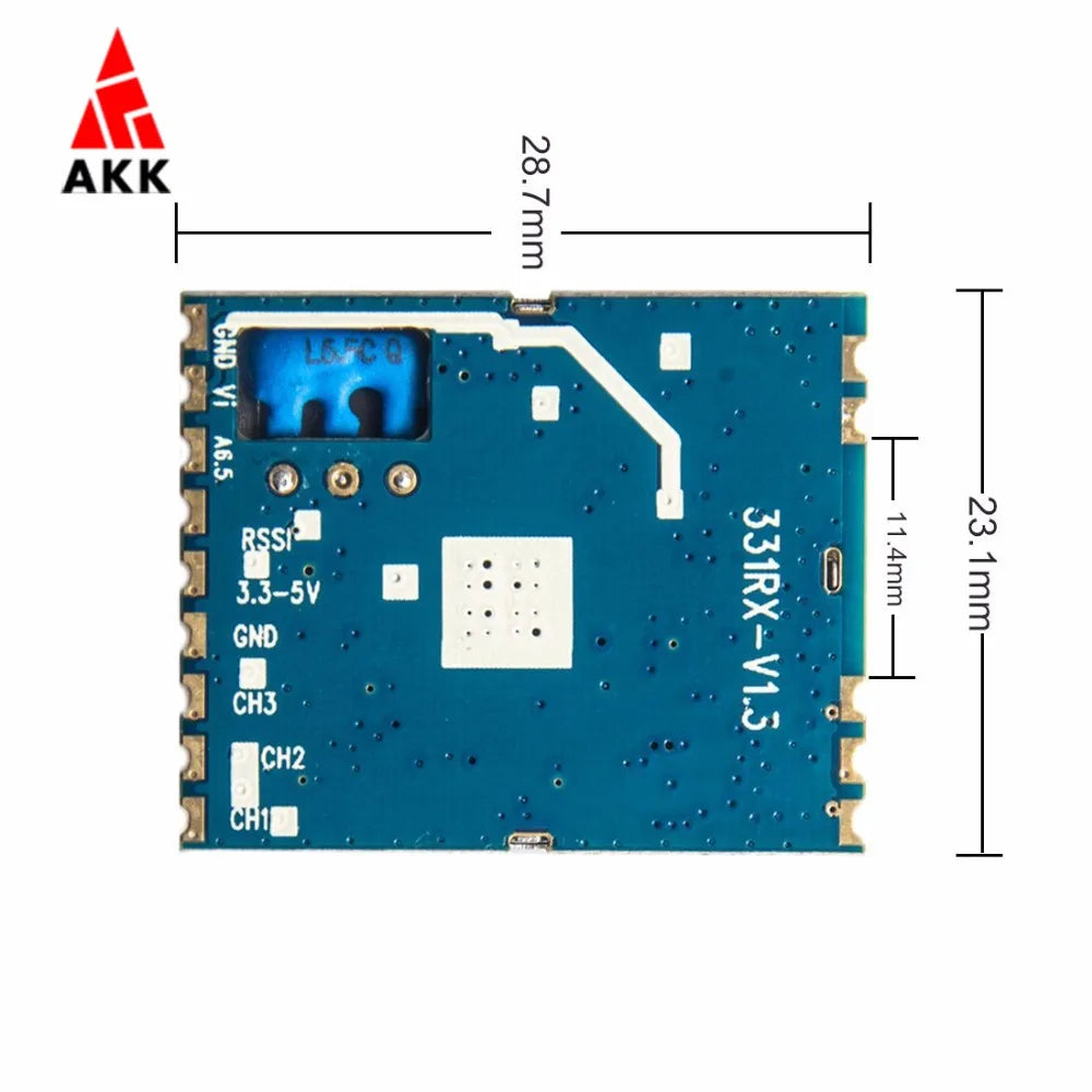AKK 331 VRX - 5.8GHz FPV AV Receiver Module for goggles and FPV monitor/ 351 FPV Transmitter Module for Racing Drone DIY Build 4 AKK 331 VRX - 5.8GHz FPV AV Receiver Module for goggles and FPV monitor/ 351 FPV Transmitter Module for Racing Drone DIY Build — изображение 4