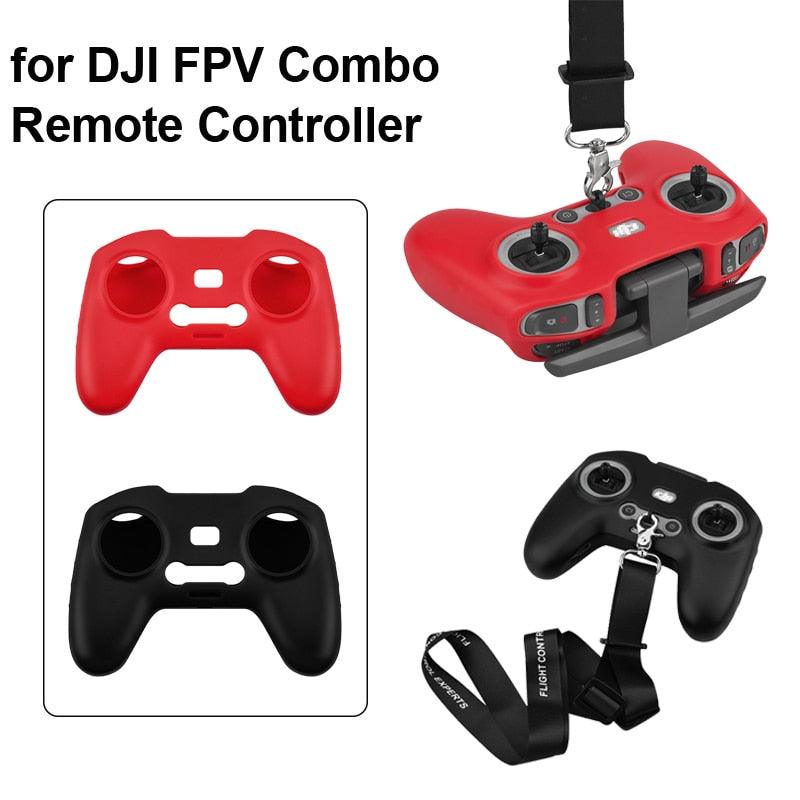 Silicone Cover for DJI FPV Combo/Avata - Remote Controller Protetcive Case Skin Anti-Lost Lanyard for DJI FPV RC Accessories 2 Silicone Cover for DJI FPV Combo/Avata - Remote Controller Protetcive Case Skin Anti-Lost Lanyard for DJI FPV RC Accessories - Image 2