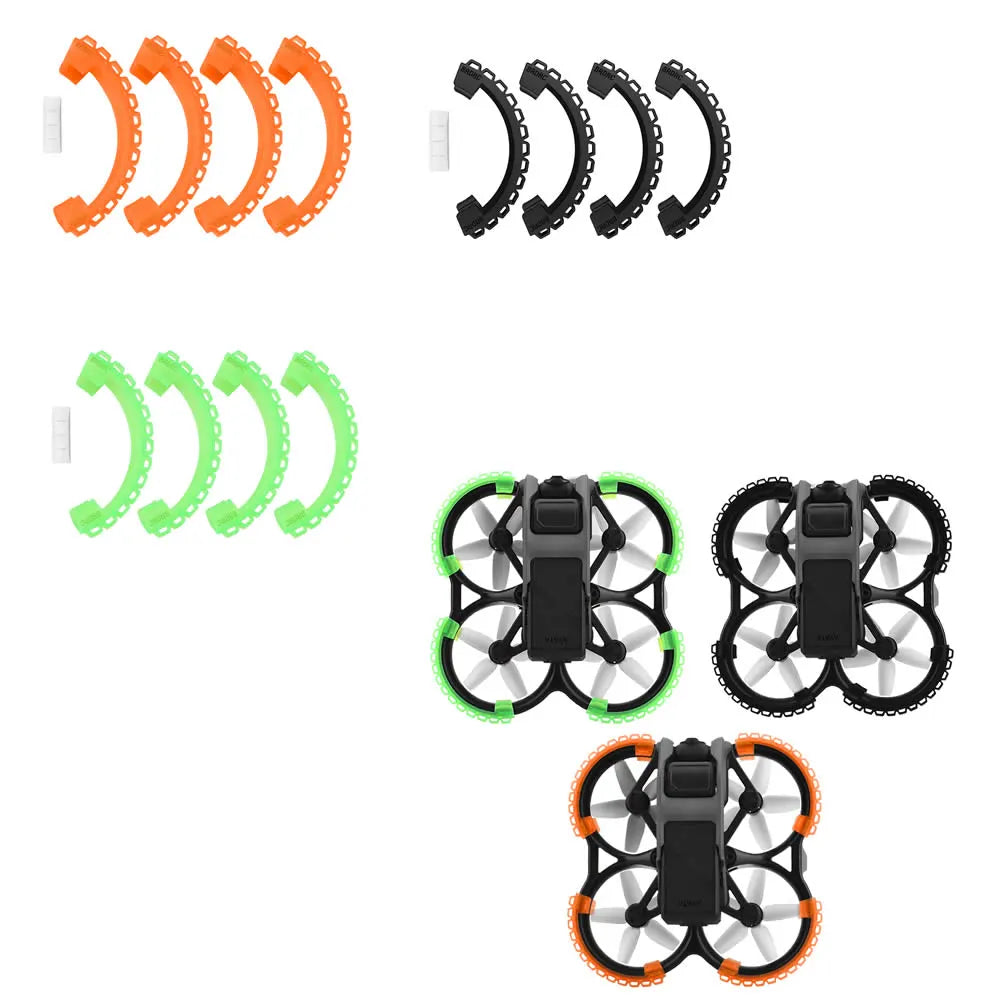 For DJI Avata Propeller Guard Accessories Kit - Combo Gimbal Protector Motor Cover Lens Protection Cap Battery Protection Bracket