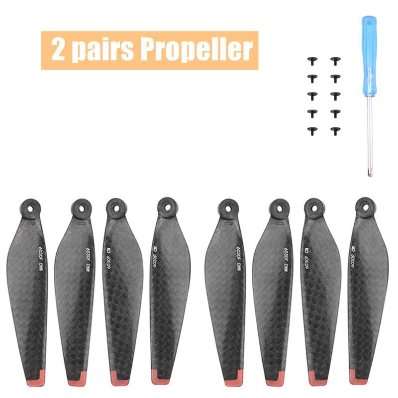 Carbon Fiber Propeller Props for DJI Mini 3 Pro - Blade Replacement Light Weight Wing Fans Spare Parts Drone Accessories 3 Carbon Fiber Propeller Props for DJI Mini 3 Pro - Blade Replacement Light Weight Wing Fans Spare Parts Drone Accessories - Image 3