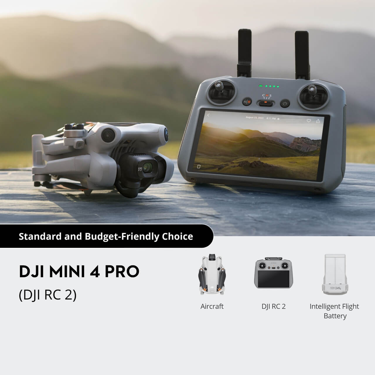 DJI Mini 4 Pro Drone - Under 249g 4K/60FPS HDR True Vertical Shooting 20Km FHD Video Transmission 360° ActiveTrack Omnidirectional Obstacle Sensing 9 DJI Mini 4 Pro Drone - Under 249g 4K/60FPS HDR True Vertical Shooting 20Km FHD Video Transmission 360° ActiveTrack Omnidirectional Obstacle Sensing - Image 9