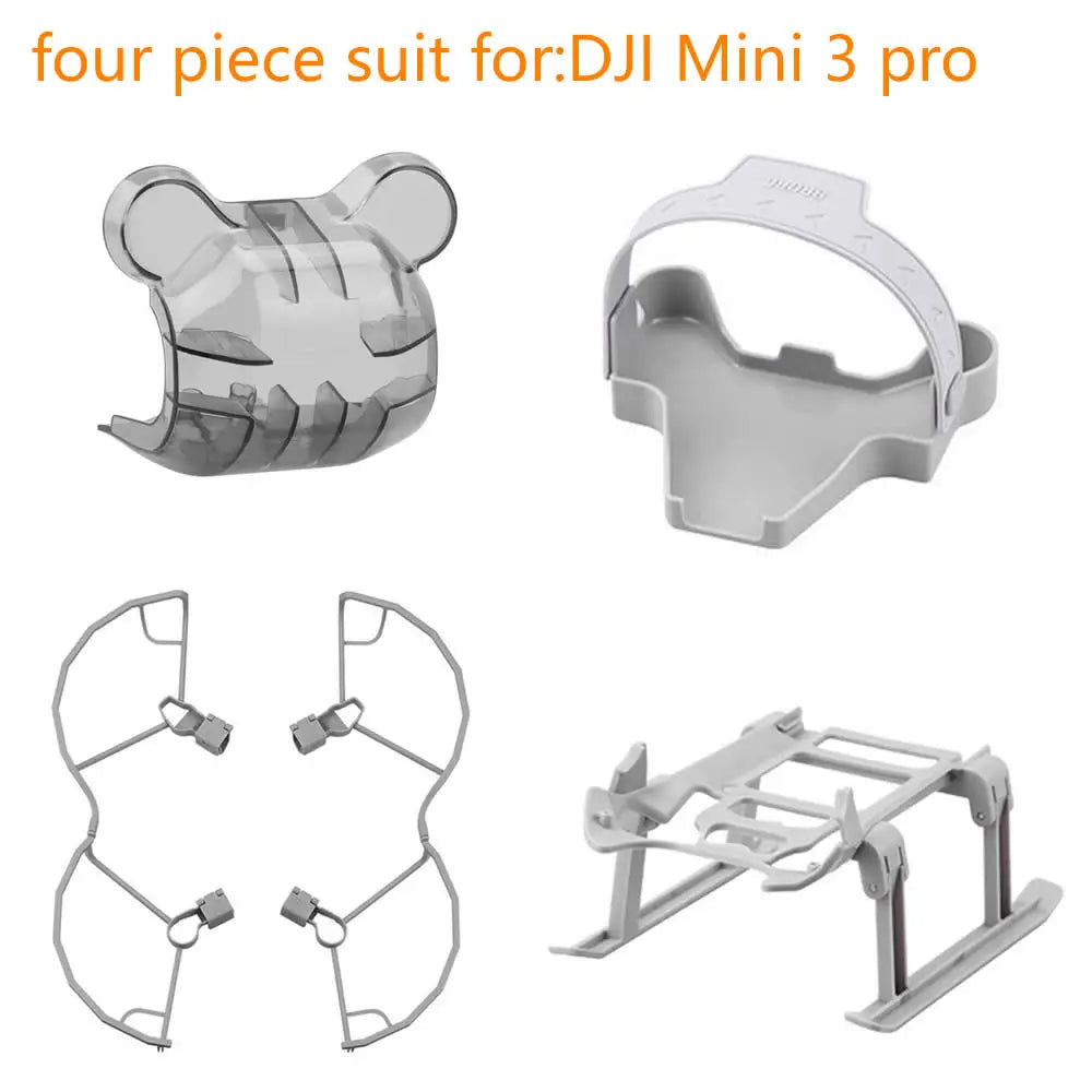 Accessories Kit for DJI Mini 3 Pro - Lens Cap propeller guard Foldable Extension Support Legs Holder Landing Gear for Mini 3 Combo 14 Accessories Kit for DJI Mini 3 Pro - Lens Cap propeller guard Foldable Extension Support Legs Holder Landing Gear for Mini 3 Combo - Image 14