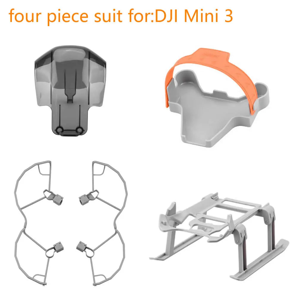 Accessories Kit for DJI Mini 3 Pro - Lens Cap propeller guard Foldable Extension Support Legs Holder Landing Gear for Mini 3 Combo 7 Accessories Kit for DJI Mini 3 Pro - Lens Cap propeller guard Foldable Extension Support Legs Holder Landing Gear for Mini 3 Combo - Image 7