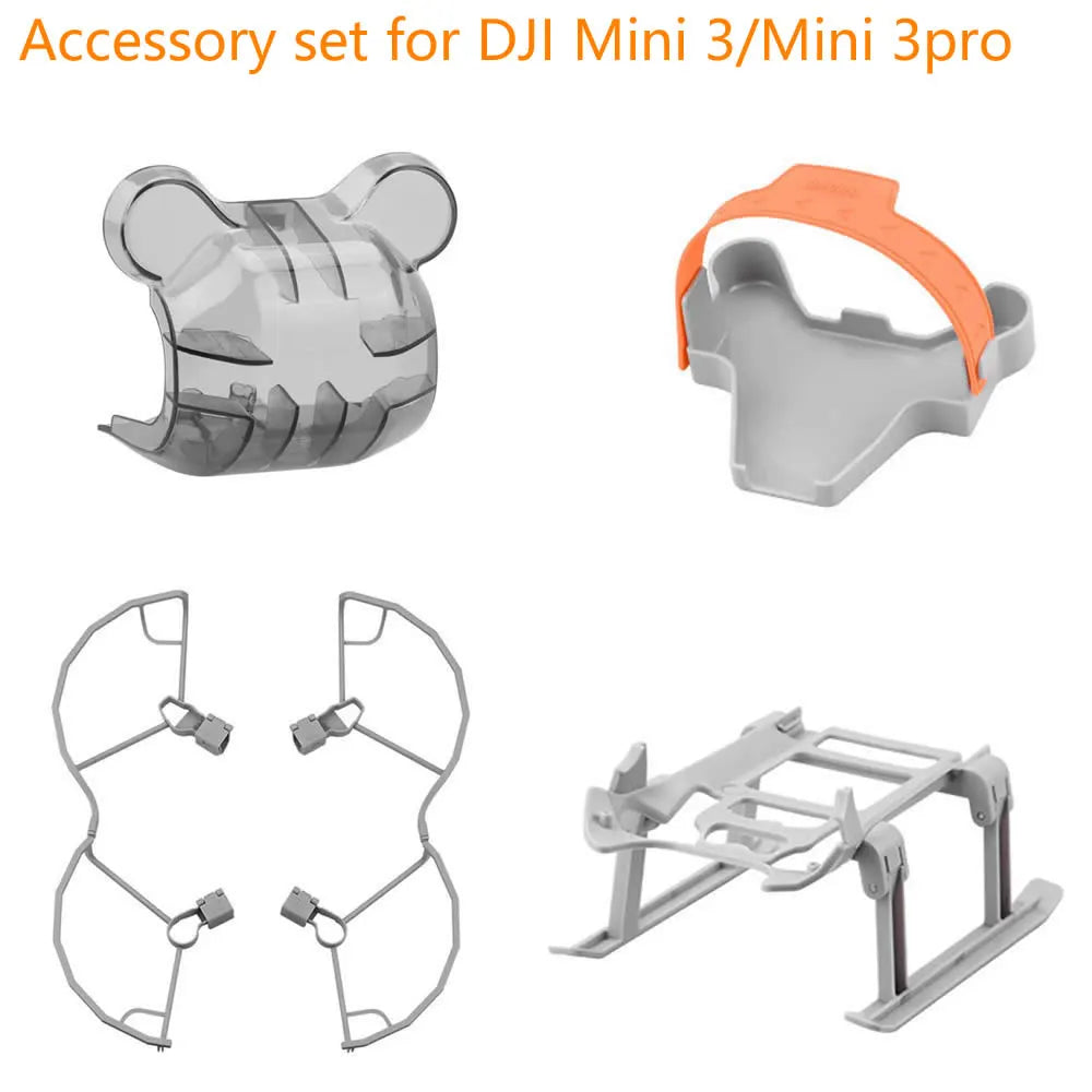 Accessories Kit for DJI Mini 3 Pro - Lens Cap propeller guard Foldable Extension Support Legs Holder Landing Gear for Mini 3 Combo 2 Accessories Kit for DJI Mini 3 Pro - Lens Cap propeller guard Foldable Extension Support Legs Holder Landing Gear for Mini 3 Combo - Image 2