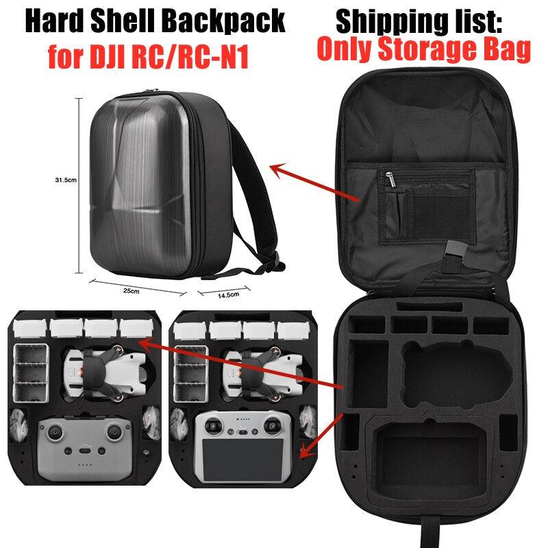 Shell Backpack Storage Bag for DJI Mavic Mini 3 Pro Waterproof Carrying Case Box Package for DJI Mini 3 Pro Accessories 3 Shell Backpack Storage Bag for DJI Mavic Mini 3 Pro Waterproof Carrying Case Box Package for DJI Mini 3 Pro Accessories - Image 3