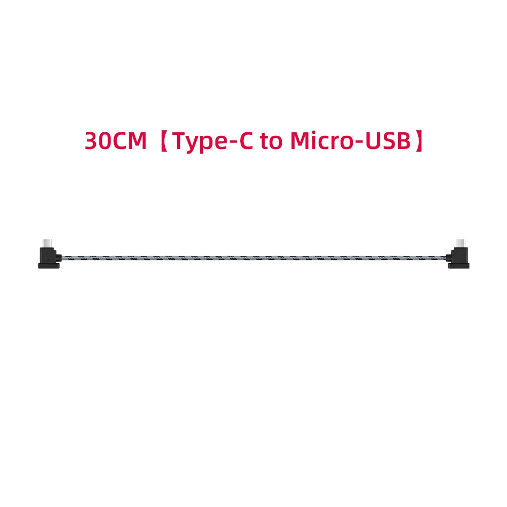 Data Cable for DJI Mini 3 Pro/Mavic 3/Air 2/Mini 2/Air 3 OTG RC-N1/N2 Remote Controller Phone Tablet Micro USB TypeC IOS 12 Data Cable for DJI Mini 3 Pro/Mavic 3/Air 2/Mini 2/Air 3 OTG RC-N1/N2 Remote Controller Phone Tablet Micro USB TypeC IOS - Image 12