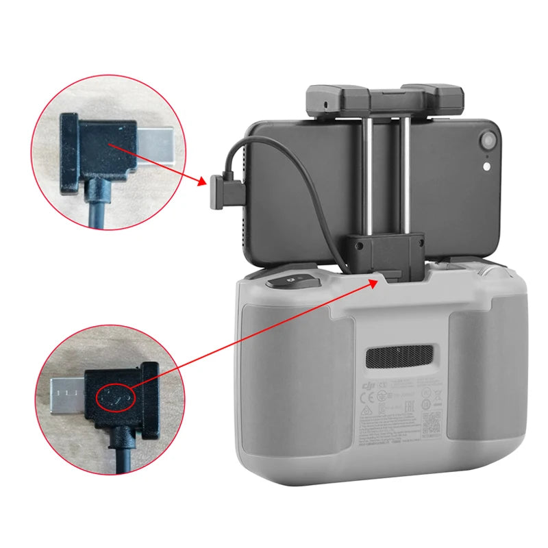 Data Cable for DJI Mini 3 Pro/Mavic 3/Air 2/Mini 2/Air 3 OTG RC-N1/N2 Remote Controller Phone Tablet Micro USB TypeC IOS 4 Data Cable for DJI Mini 3 Pro/Mavic 3/Air 2/Mini 2/Air 3 OTG RC-N1/N2 Remote Controller Phone Tablet Micro USB TypeC IOS - Image 4