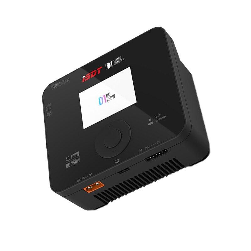 ISDT D1 Charger - AC 100W DC 250W 10A Dual Channel Smart Lipo Charger Discharger for 1-6S Lipo Battery RC FPV Racing Drone Quadcopter 5 ISDT D1 Charger - AC 100W DC 250W 10A Dual Channel Smart Lipo Charger Discharger for 1-6S Lipo Battery RC FPV Racing Drone Quadcopter - صورة ISDT D1 Charger - AC 100W DC 250W 10A Dual Channel Smart Lipo Charger Discharger for 1-6S Lipo Battery RC FPV Racing Drone Quadcopter - صورة 5