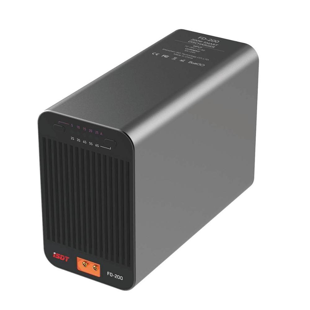 ISDT FD-200 Smart Control Discharger - 200W 25A Wireless APP Control Discharger Capacity 2-8S Lipo Battery Discharging Drone Charger