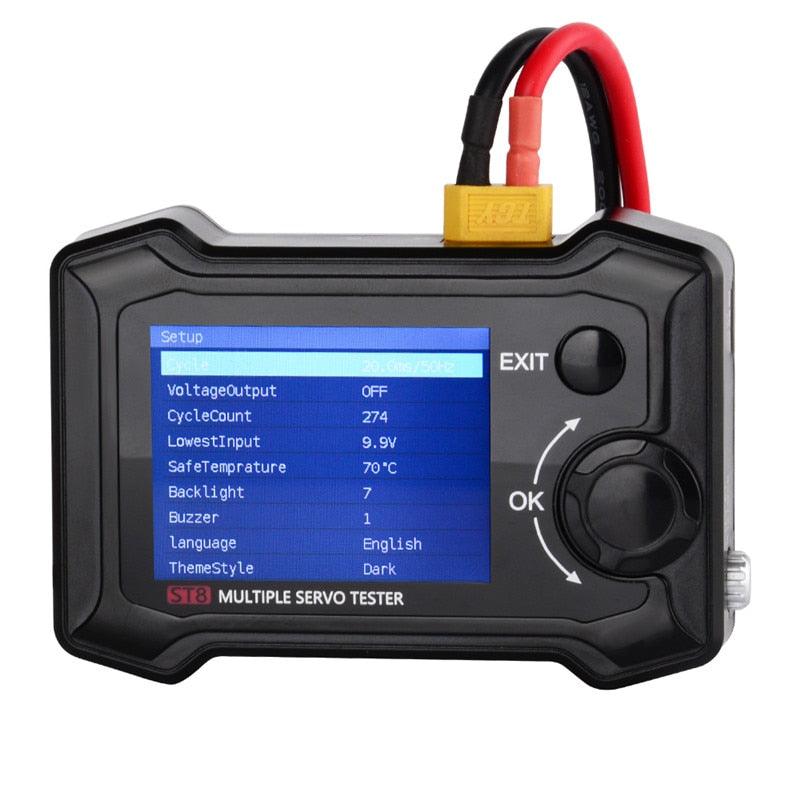 ToolkitRC ST8 - 8CH 100W 2A 7-28V PWM/PPM/SBUS Signal Speed Liner Step Servo Tester W/ 4-Ways Independent Program Signal for Drone Helicopter Airplane 1 ToolkitRC ST8 - 8CH 100W 2A 7-28V PWM/PPM/SBUS Signal Speed Liner Step Servo Tester W/ 4-Ways Independent Program Signal for Drone Helicopter Airplane