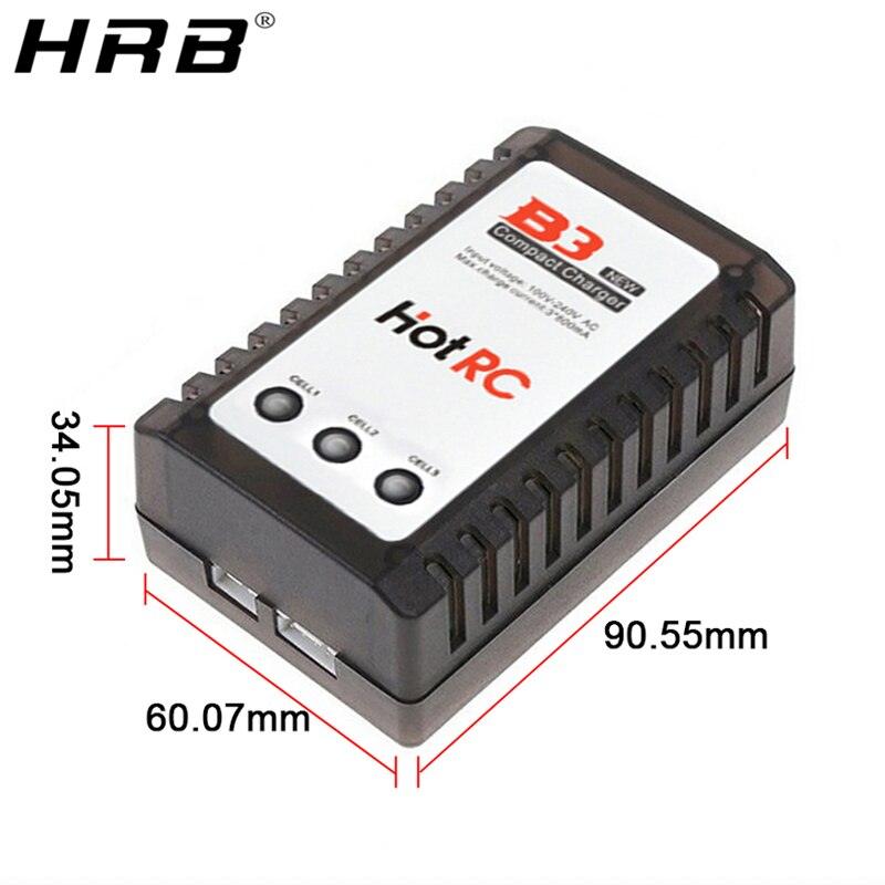 HotRC B3 Lipo Battery 7.4V 11.1V - 2S 3S AC 10W Balance Charger 110V-240V Compact Charging EU US Plug Power Cable Warning RC Parts 6 HotRC B3 Lipo Battery 7.4V 11.1V - 2S 3S AC 10W Balance Charger 110V-240V Compact Charging EU US Plug Power Cable Warning RC Parts - Image 6