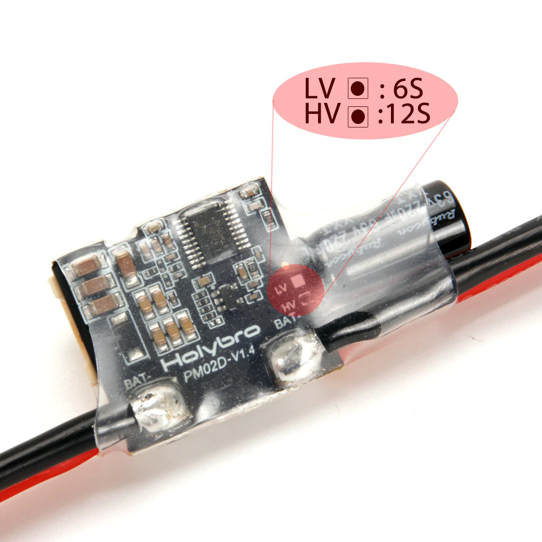Holybro PM02D Power Module High Voltage (2S-12S)v for Autopilot Flight Controller 6 Holybro PM02D Power Module High Voltage (2S-12S)v for Autopilot Flight Controller - Image 6