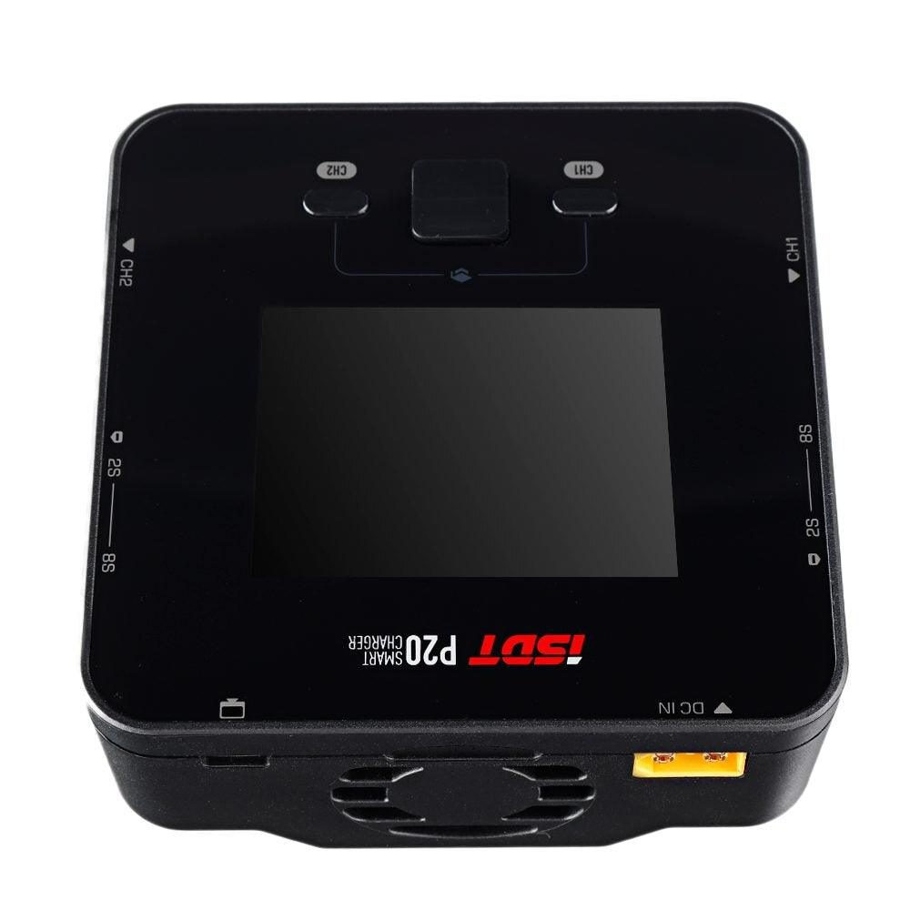 ISDT P20 Charger - 500W X2 20A x2 Dual Channel Battery Balance Charger for Lilon LiPo LiHV NiMH LipoPb Battery Replacement DIY Accessories — изображение 3