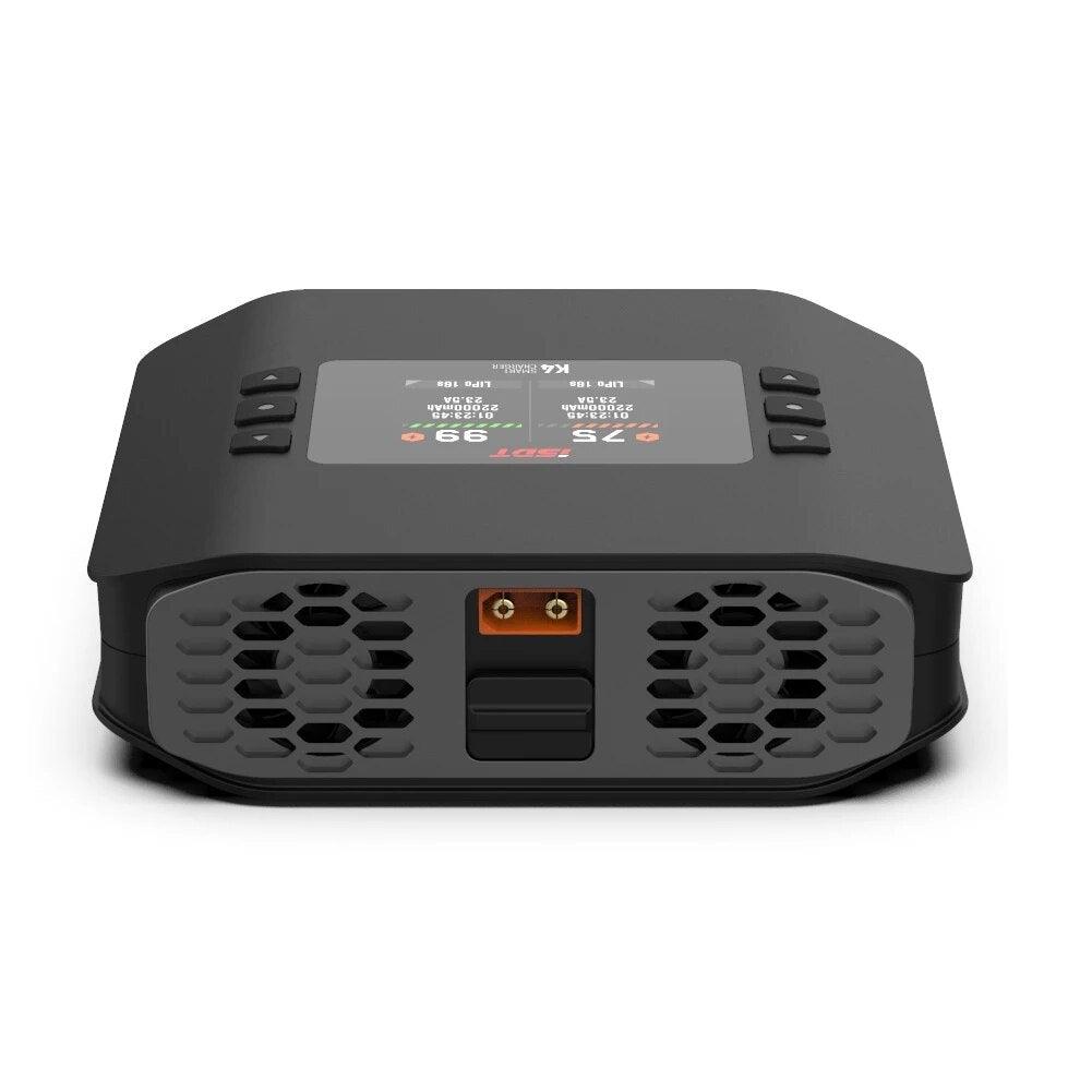 ISDT K4 Charger - 1S - 8S Lithium Battery Smart Charger 20A 600W AC/DC Independent Dual Mode Dual Channel For Lipo Battery charge Drone Charger 4 ISDT K4 Charger - 1S - 8S Lithium Battery Smart Charger 20A 600W AC/DC Independent Dual Mode Dual Channel For Lipo Battery charge Drone Charger - Image 4