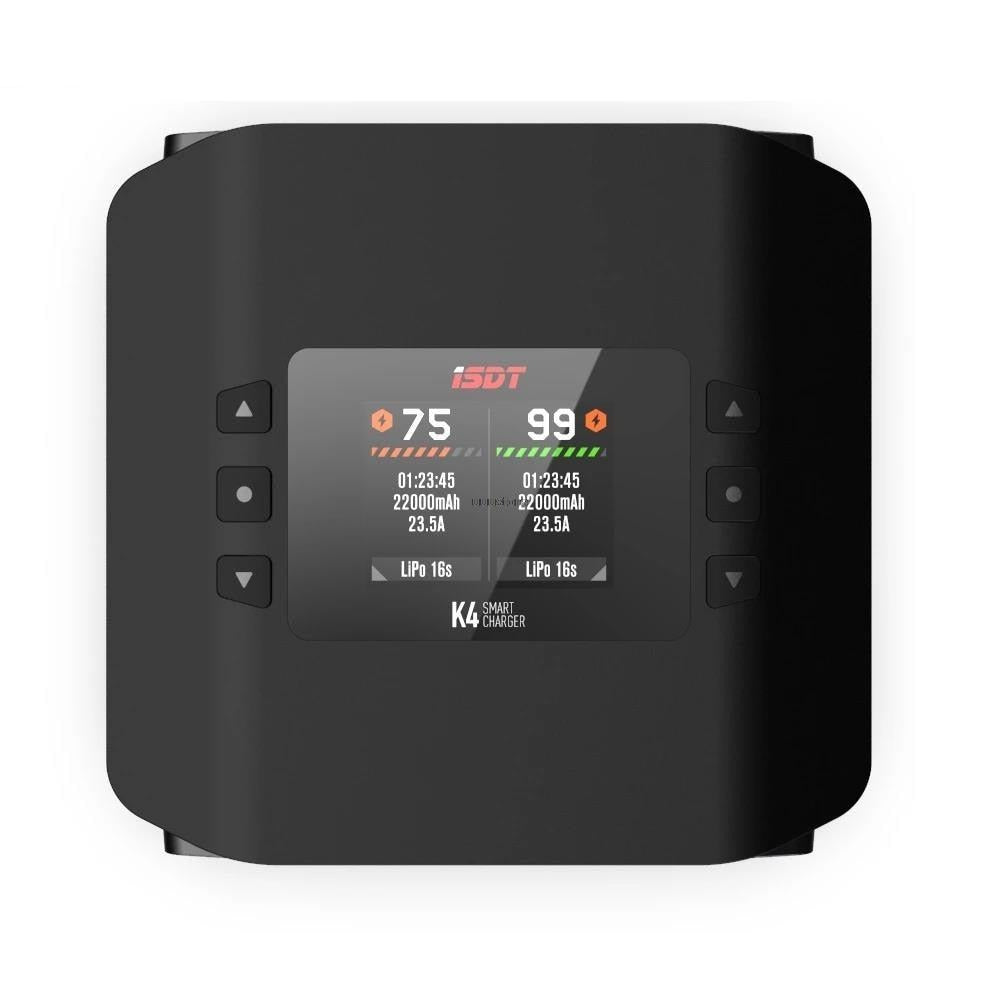 ISDT K4 Charger - 1S - 8S Lithium Battery Smart Charger 20A 600W AC/DC Independent Dual Mode Dual Channel For Lipo Battery charge Drone Charger 1 ISDT K4 Charger - 1S - 8S Lithium Battery Smart Charger 20A 600W AC/DC Independent Dual Mode Dual Channel For Lipo Battery charge Drone Charger