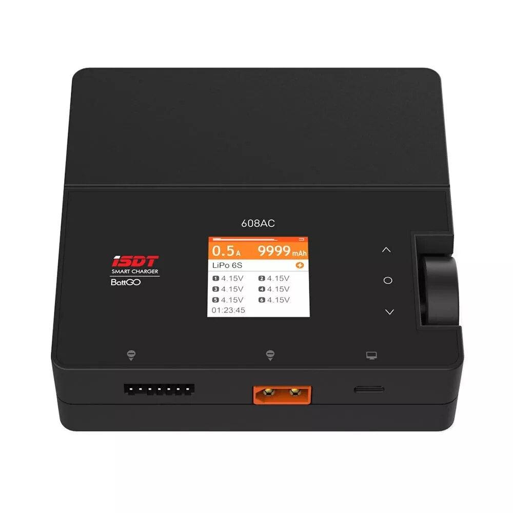 ISDT 608AC Charger - AC 60W DC 200W 8A BattGo Smart Battery Charger Discharger with Detachable Power Supply For FPV Drone 2 ISDT 608AC Charger - AC 60W DC 200W 8A BattGo Smart Battery Charger Discharger with Detachable Power Supply For FPV Drone - Image 2