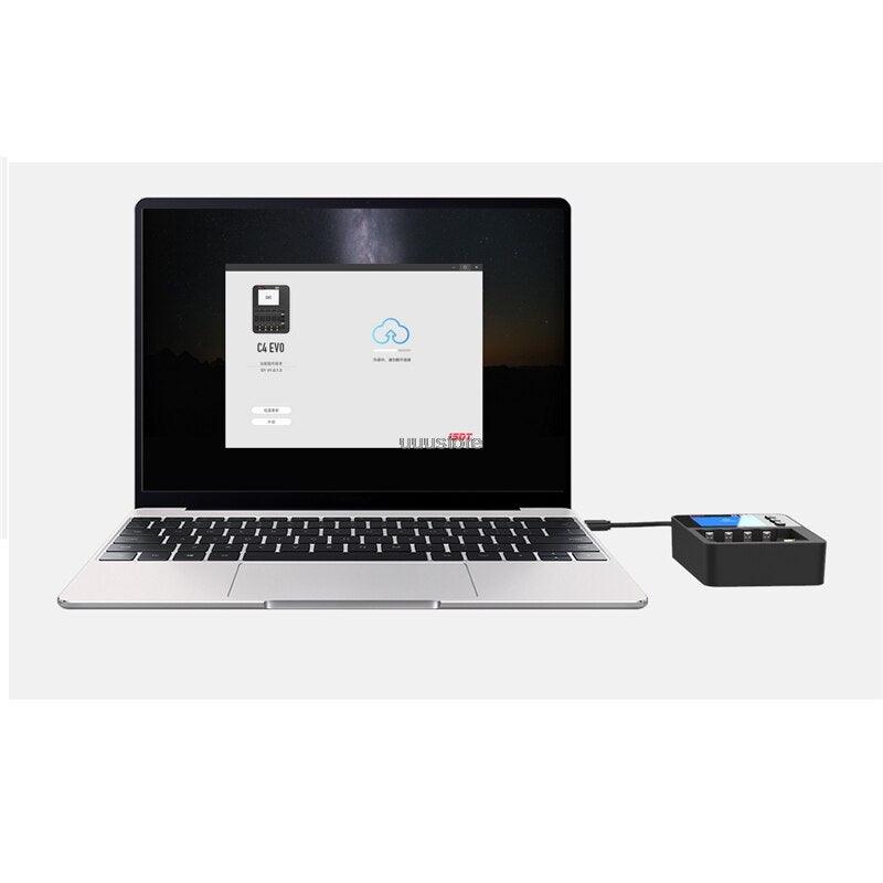 ISDT C4 EVO Smart Battery Charger - with Type-C QC3.0 Output for AA AAA Li-ion Battery with IPS Display Screen and Fire Prevention 4 ISDT C4 EVO Smart Battery Charger - with Type-C QC3.0 Output for AA AAA Li-ion Battery with IPS Display Screen and Fire Prevention - Image 4