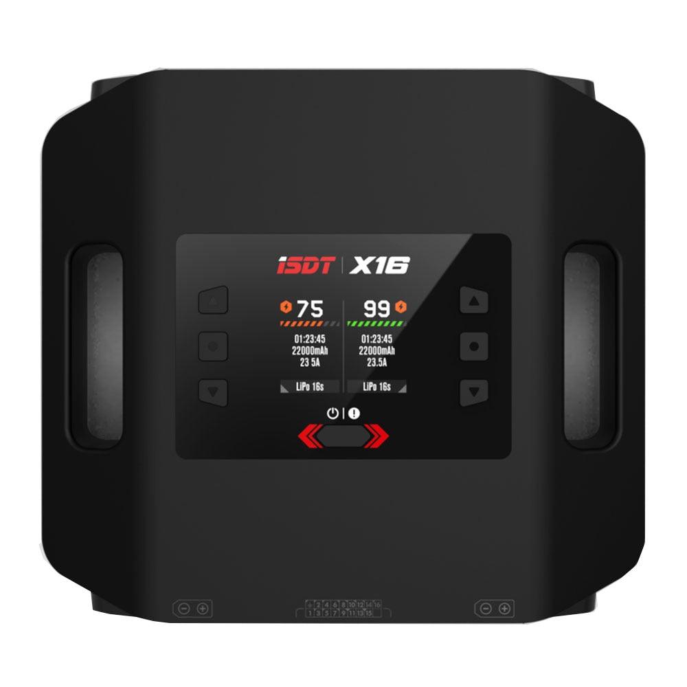 ISDT X16 Charger - 2 X 1100W 2X20A Dual Channel Battery Charger for 2-16S Lipo Batter Drone Charger 1 ISDT X16 Charger - 2 X 1100W 2X20A Dual Channel Battery Charger for 2-16S Lipo Batter Drone Charger