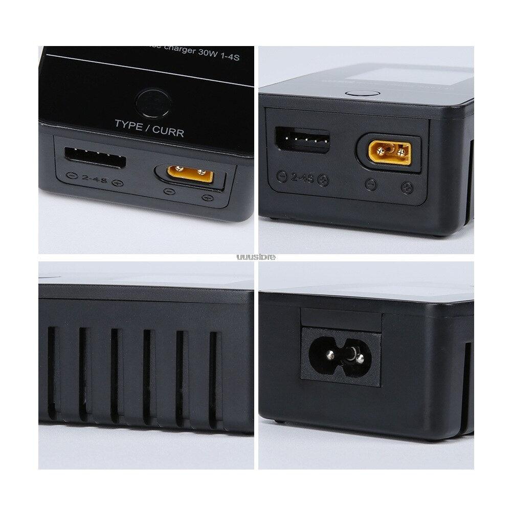 iFlight M4 AC Layout Battery  Balance Charger - 30W for 2-4S battery /IPS Full Viewing Angle Display 100-240V FPV Drone Charger - Image 5