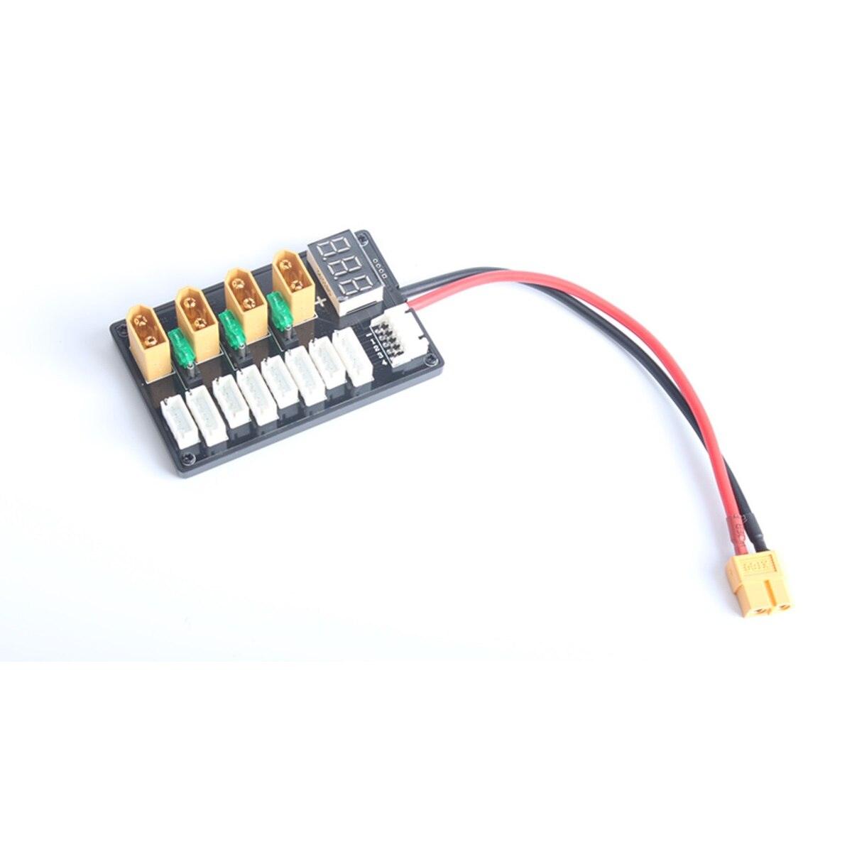 NEW 4CH 3s 4s Lipo Battery Parallel Charging Board - XT60 Banana Plug For ISDT D2 Q6 SC-608 SC-620 Imax B6 Charger RC Models Part - Image 4