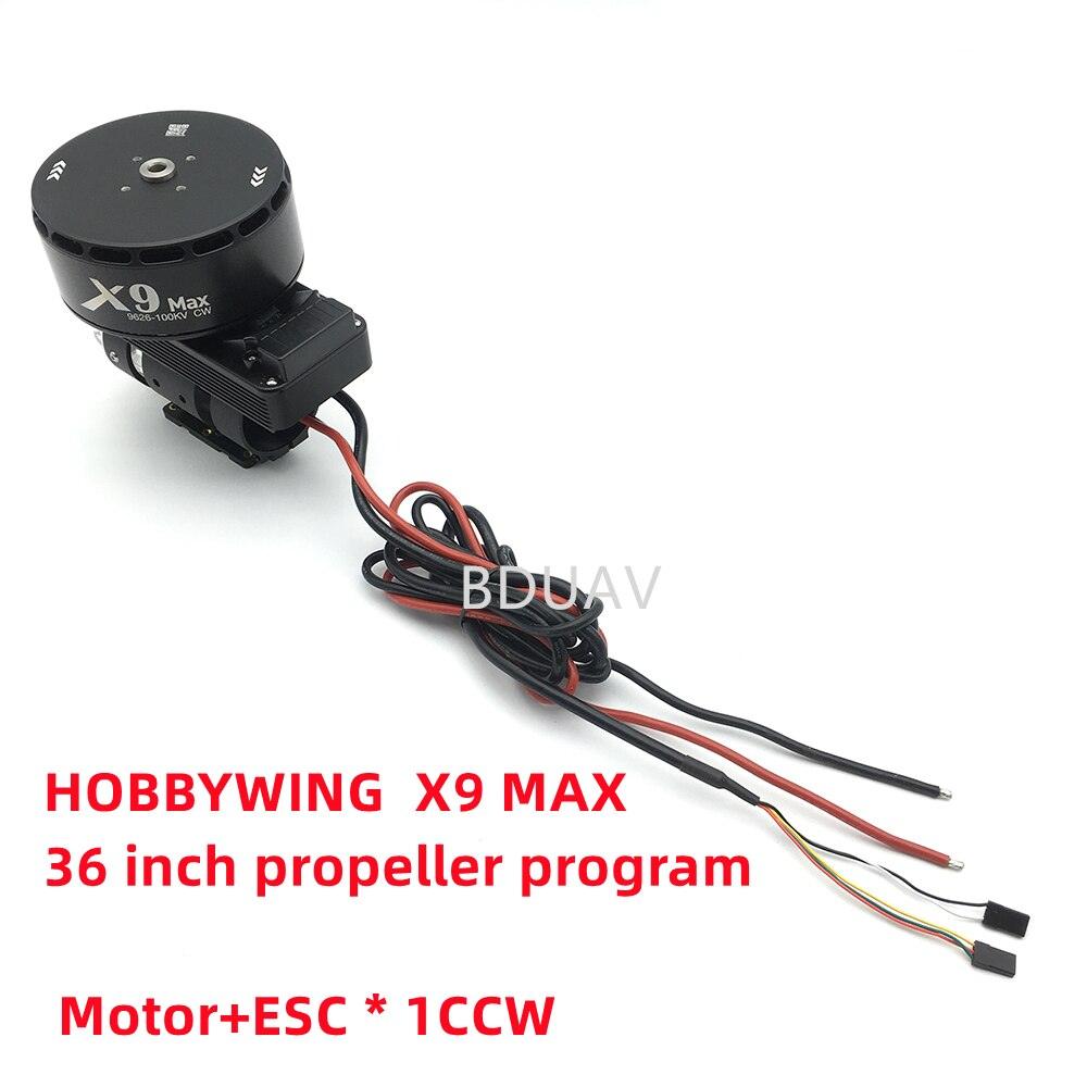 Hobbywing X9 MAX Power system - 9626 100KV motor D45mm 15kg for 20L 25L Multirotor Agriculture Spraying Drone 4 Hobbywing X9 MAX Power system - 9626 100KV motor D45mm 15kg for 20L 25L Multirotor Agriculture Spraying Drone - Image 4