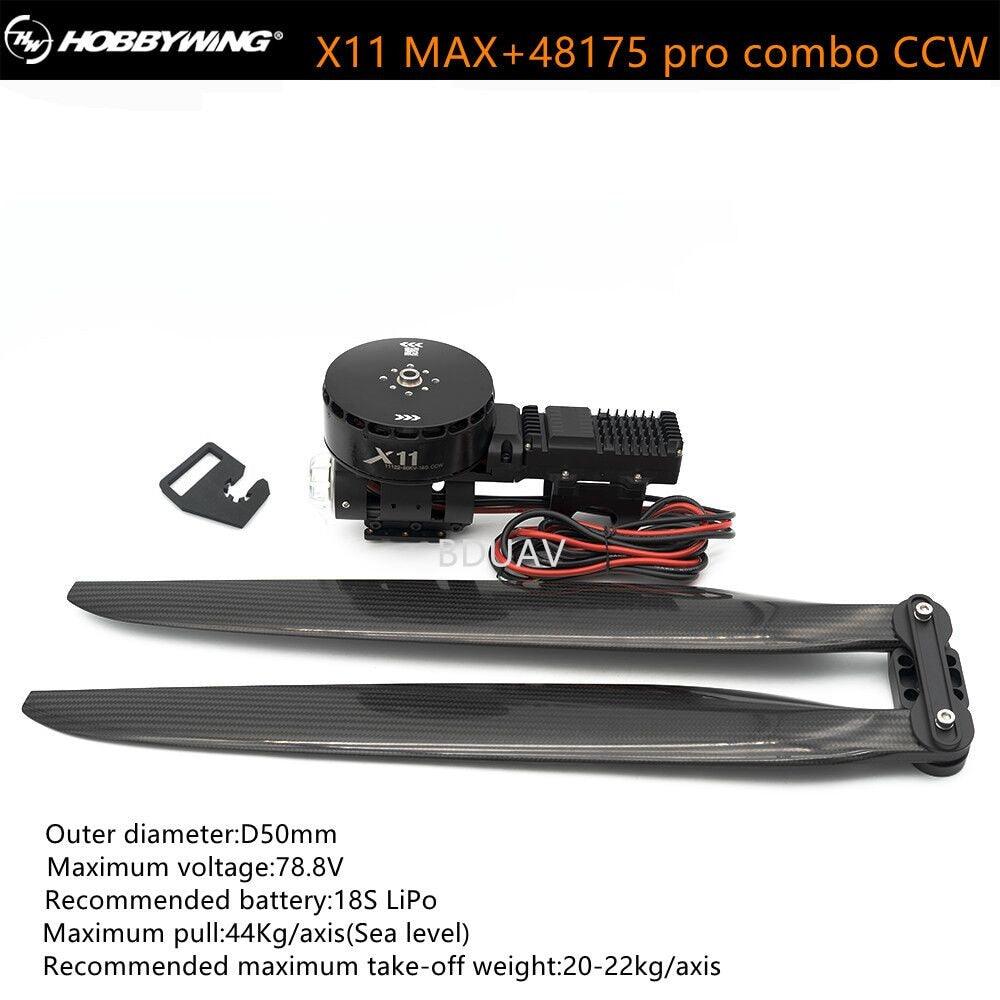 Hobbywing X11 MAX Motor - 11122 18S 60KV 48175 propeller powerful & Superior Thrust Power System for Multirotor Agriculture Spray Drone 3 Hobbywing X11 MAX Motor - 11122 18S 60KV 48175 propeller powerful & Superior Thrust Power System for Multirotor Agriculture Spray Drone - Image 3