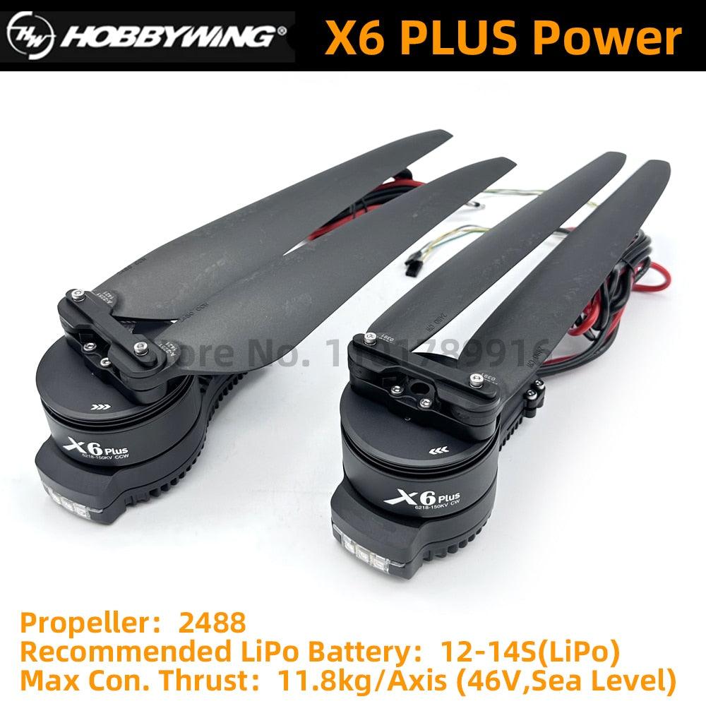 Hobbywing X6 Power System - for 10KG 10L EFT E610P Agriculture Drone Motor ESC Propeller and 30mm Tube Adapter 3 Hobbywing X6 Power System - for 10KG 10L EFT E610P Agriculture Drone Motor ESC Propeller and 30mm Tube Adapter - Image 3