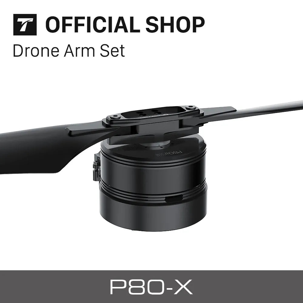 T-MOTOR P80-X Drone Arm Set - (P80III motor &Alpha 80A HV) , E80-S Turn-key system P80 III KV100/120, MF3016 prop For Agriculture Drone 3 T-MOTOR P80-X Drone Arm Set - (P80III motor &Alpha 80A HV) , E80-S Turn-key system P80 III KV100/120, MF3016 prop For Agriculture Drone - Image 3