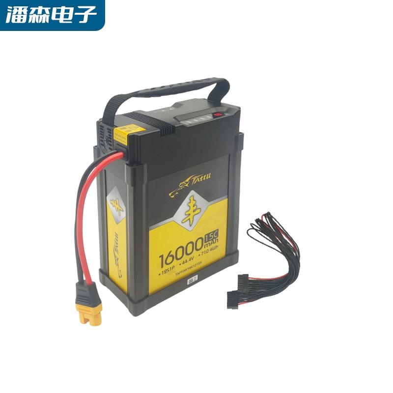 TATTU 44.4V 16000mAh 15C 12S 710.4 Wh Lithium-Polymère Rechargeable Batterie lipo batterie pour EFT BRICOLAGE RC Drone AÉRONEF S Agriculture Drone Battery 3 TATTU 44.4V 16000mAh 15C 12S 710.4 Wh Lithium-Polymère Rechargeable Batterie lipo batterie pour EFT BRICOLAGE RC Drone AÉRONEF S Agriculture Drone Battery - Image 3