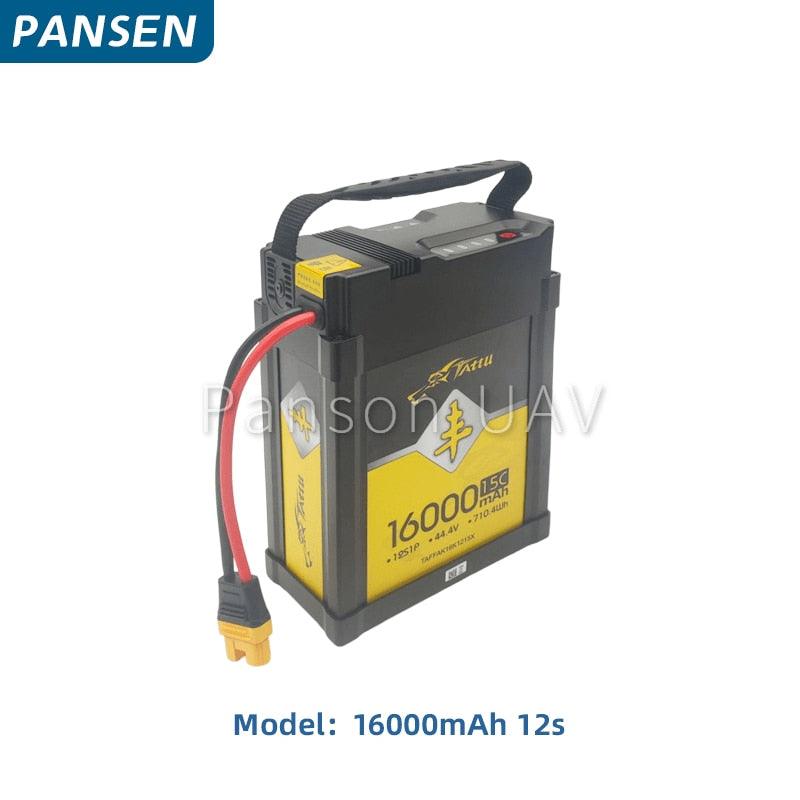 TATTU 44.4V 16000mAh 15C 12S 710.4 Wh Lithium-Polymère Rechargeable Batterie lipo batterie pour EFT BRICOLAGE RC Drone AÉRONEF S Agriculture Drone Battery 2 TATTU 44.4V 16000mAh 15C 12S 710.4 Wh Lithium-Polymère Rechargeable Batterie lipo batterie pour EFT BRICOLAGE RC Drone AÉRONEF S Agriculture Drone Battery - Image 2