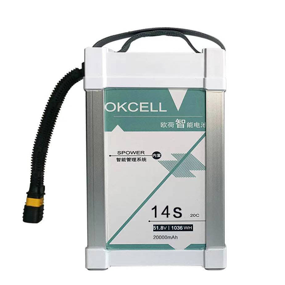 Original OKCELL 51.8V 14S 20000mah 14S 28000mah Agriculture Drone Battery Smart Battery for agriculture drone 1 Original OKCELL 51.8V 14S 20000mah 14S 28000mah Agriculture Drone Battery Smart Battery for agriculture drone
