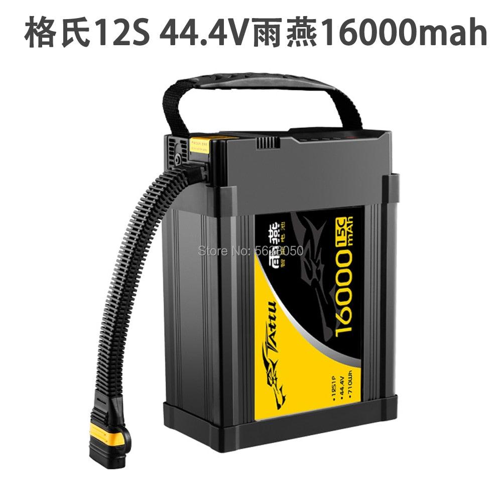 TATTU 16000mAh 44.4V 12S LiPO Battery Burst 25C Large Load Multi-rotor FPV Agricultural Drone Six-rotor Octorotor Agriculture Drone Battery 3 TATTU 16000mAh 44.4V 12S LiPO Battery Burst 25C Large Load Multi-rotor FPV Agricultural Drone Six-rotor Octorotor Agriculture Drone Battery - Image 3