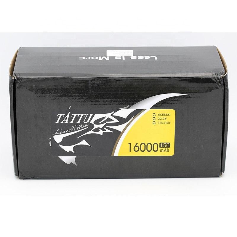 Original TATTU 16000mAh 22.2V 6S LiPO Battery 15C for Big Load Multirotor FPV Drone Hexacopter Octocopter  Agriculture Drone Battery - Image 13