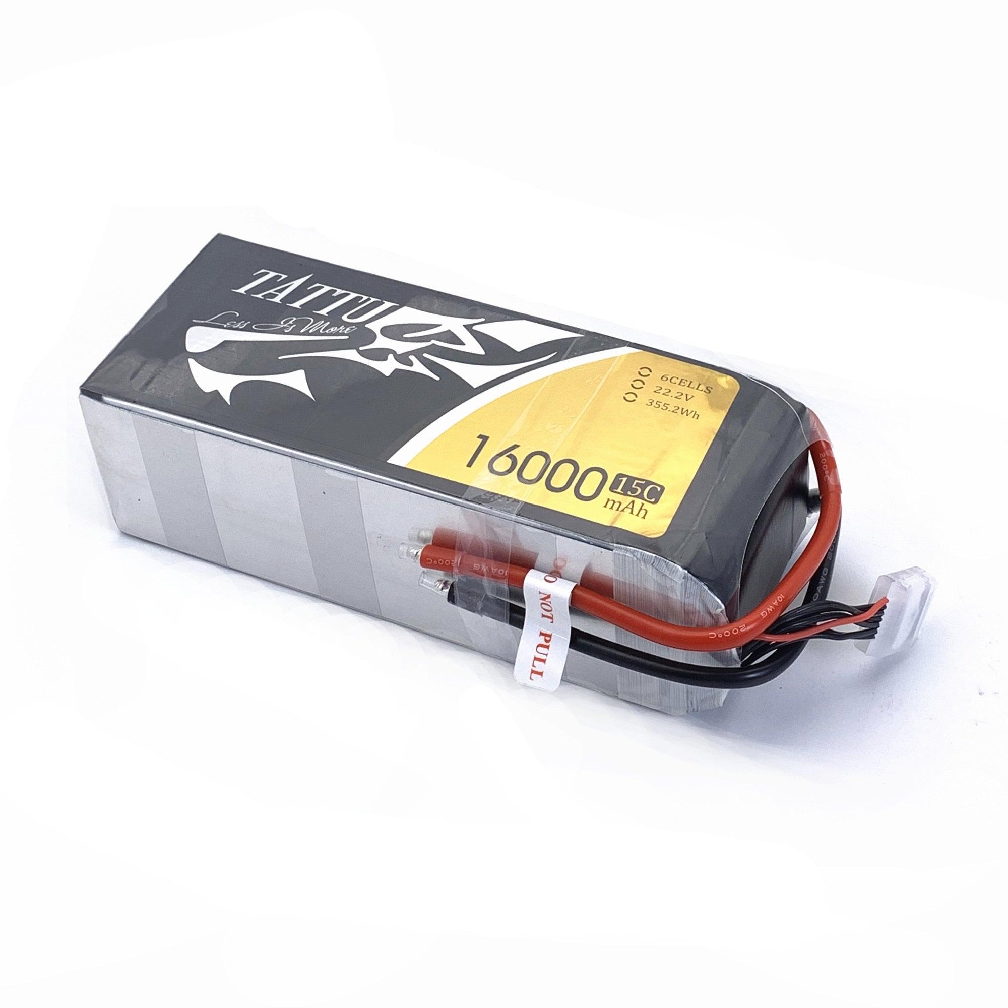 Original TATTU 16000mAh 22.2V 6S LiPO Battery 15C for Big Load Multirotor FPV Drone Hexacopter Octocopter  Agriculture Drone Battery - Image 12