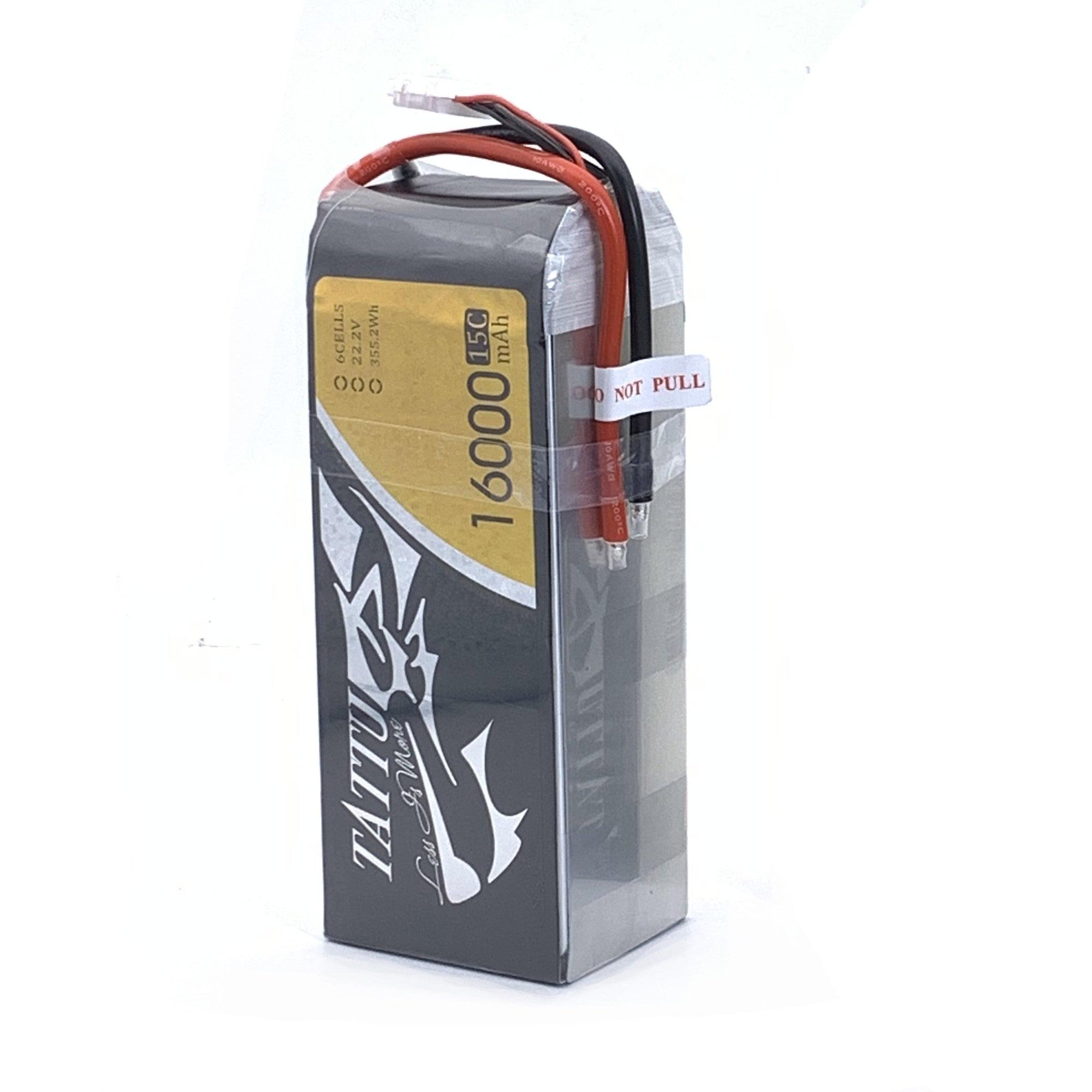 Original TATTU 16000mAh 22.2V 6S LiPO Battery 15C for Big Load Multirotor FPV Drone Hexacopter Octocopter  Agriculture Drone Battery - Image 10