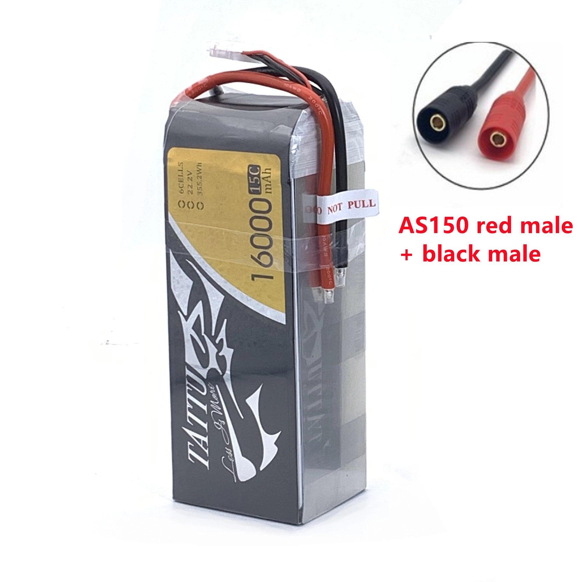 Original TATTU 16000mAh 22.2V 6S LiPO Battery 15C for Big Load Multirotor FPV Drone Hexacopter Octocopter  Agriculture Drone Battery - Image 9