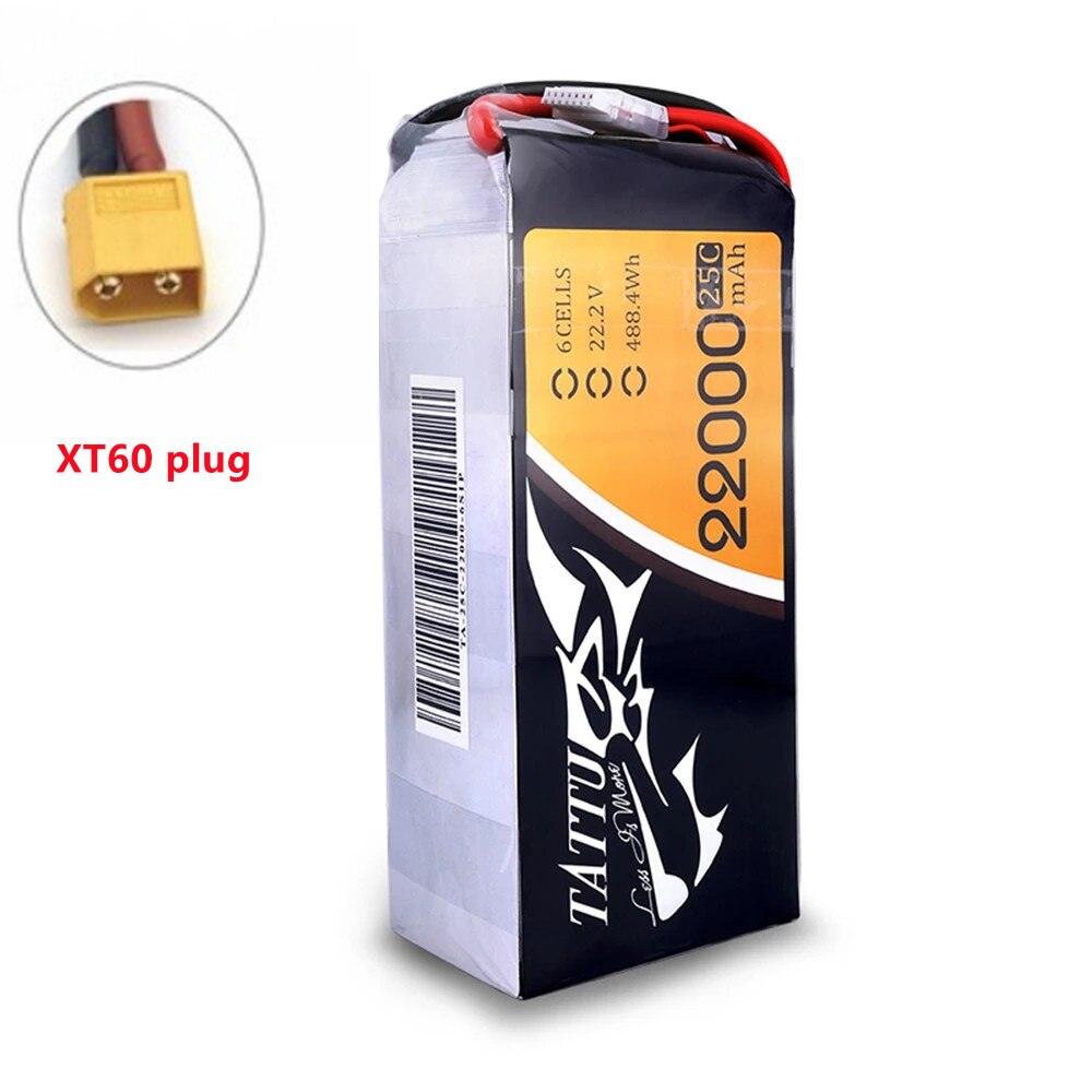 TATTU 22000mAh 22.2V 6S 488wh LiPO Battery Burst 25C for Big Load Multirotor FPV Drone Hexacopter Octocopter Agriculture Drone Battery - Image 7