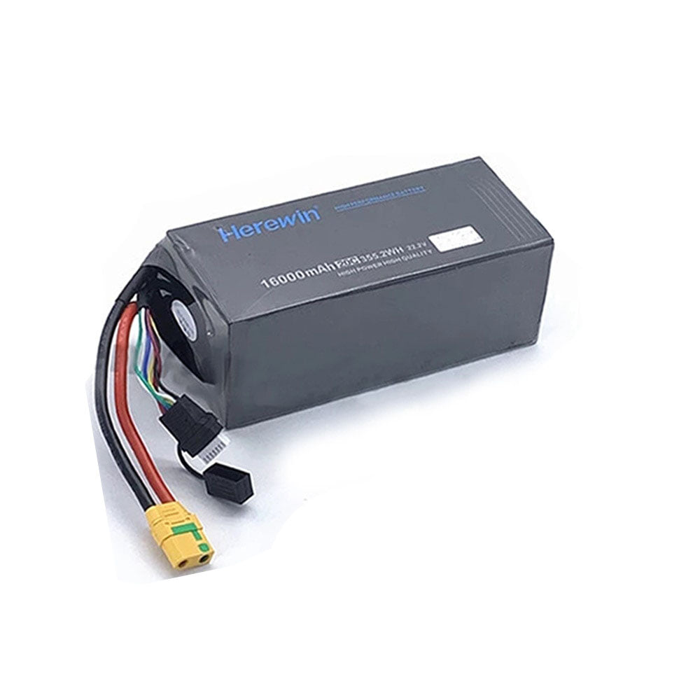 Herewin 16000mah 6s 22.2v 20C Lipo Battery - Agriculture drone battery Can be Used Continuously Long life will not burst 1 Herewin 16000mah 6s 22.2v 20C Lipo Battery - Agriculture drone battery Can be Used Continuously Long life will not burst