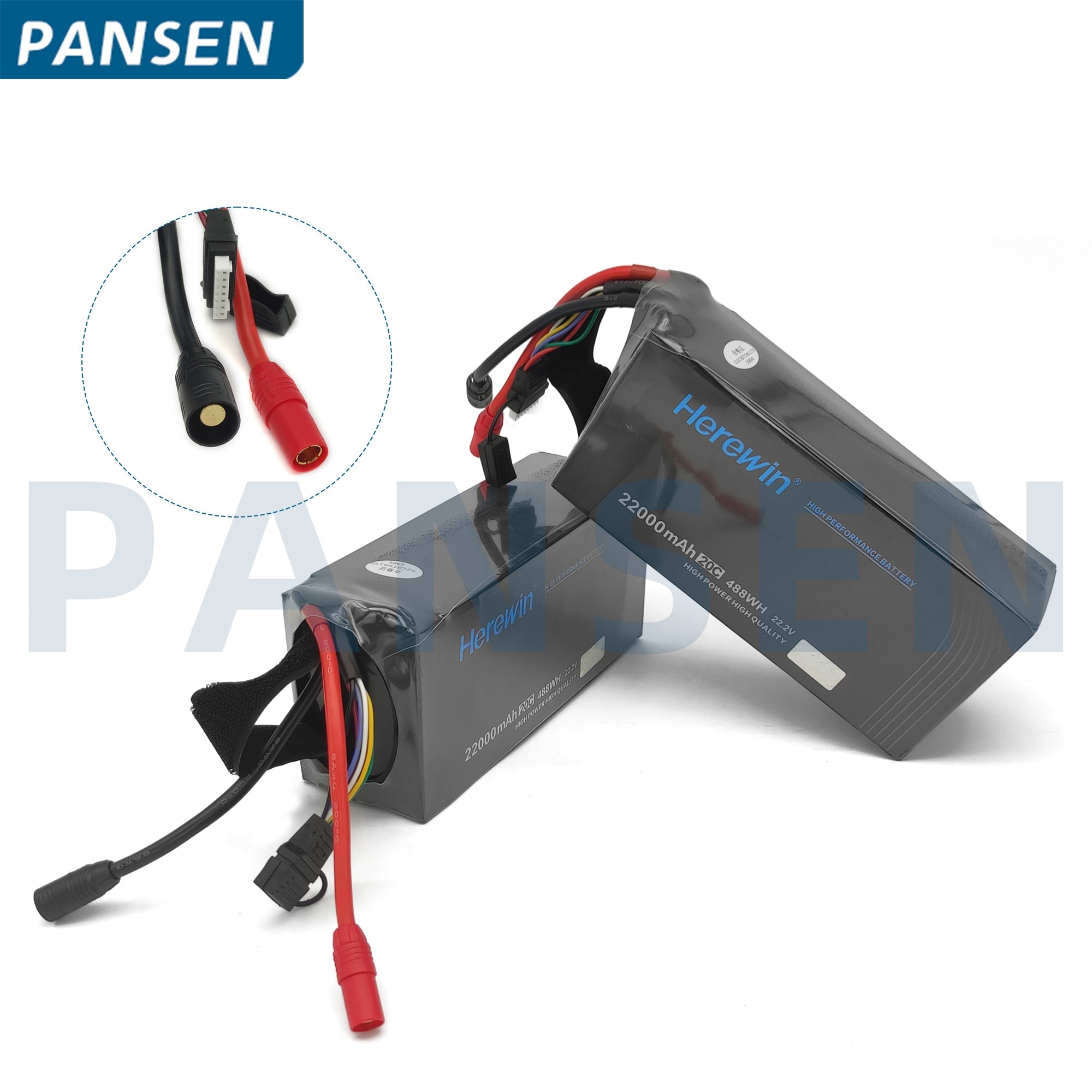 Herewin 6s 22000mah 22.2v 20C Agriculture Drone Battery - shaft battery Agricultural plant protection UAV battery portable battery 6 Herewin 6s 22000mah 22.2v 20C Agriculture Drone Battery - shaft battery Agricultural plant protection UAV battery portable battery - Image 6