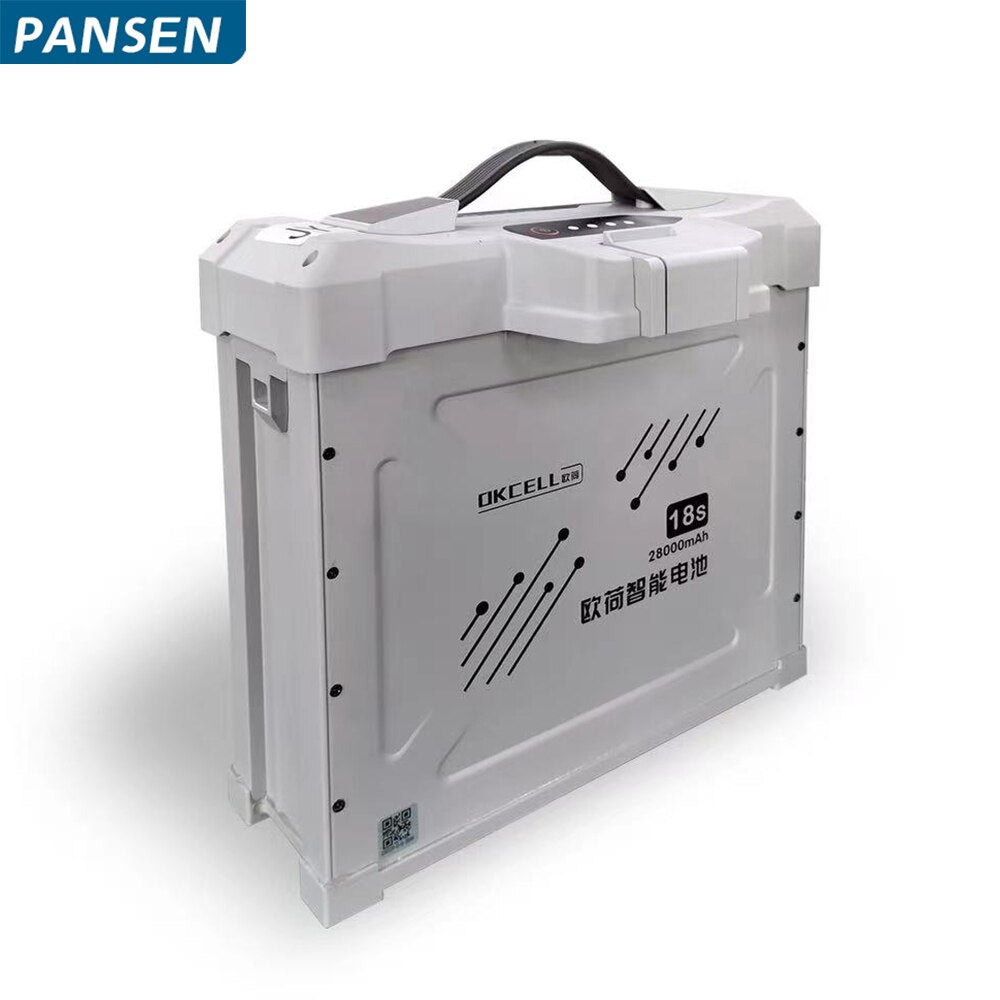 NEW OKCELL 18S 66.6V 1458.2WH 22000MAH 28000MAH Intelligent Agriculture Drone Battery Lipo Battery Drone Plug-in battery — изображение 7