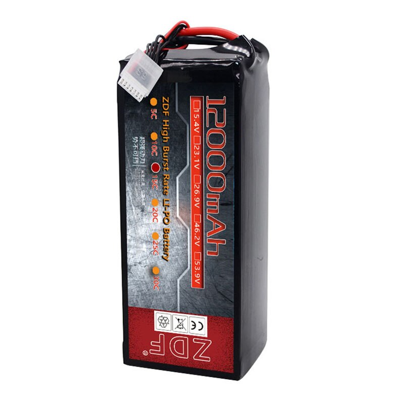 ZDF 6s 23.1v 22.2V 12000mAh 12Ah Light Weight solid state rechargeable battery pack for long flight time uav Agriculture Drone Battery 3 ZDF 6s 23.1v 22.2V 12000mAh 12Ah Light Weight solid state rechargeable battery pack for long flight time uav Agriculture Drone Battery - صورة ZDF 6s 23.1v 22.2V 12000mAh 12Ah Light Weight solid state rechargeable battery pack for long flight time uav Agriculture Drone Battery - صورة 3