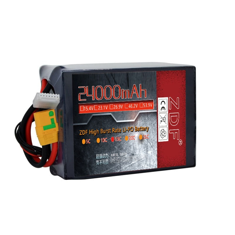 ZDF New High Energy Density 6S 23.1V 12000mAh 14000mah 18000mah 22000mah 28000mAh 31000mAh 42000mah 15C Solid State Battery Agriculture Drone Battery 6 ZDF New High Energy Density 6S 23.1V 12000mAh 14000mah 18000mah 22000mah 28000mAh 31000mAh 42000mah 15C Solid State Battery Agriculture Drone Battery - Image 6