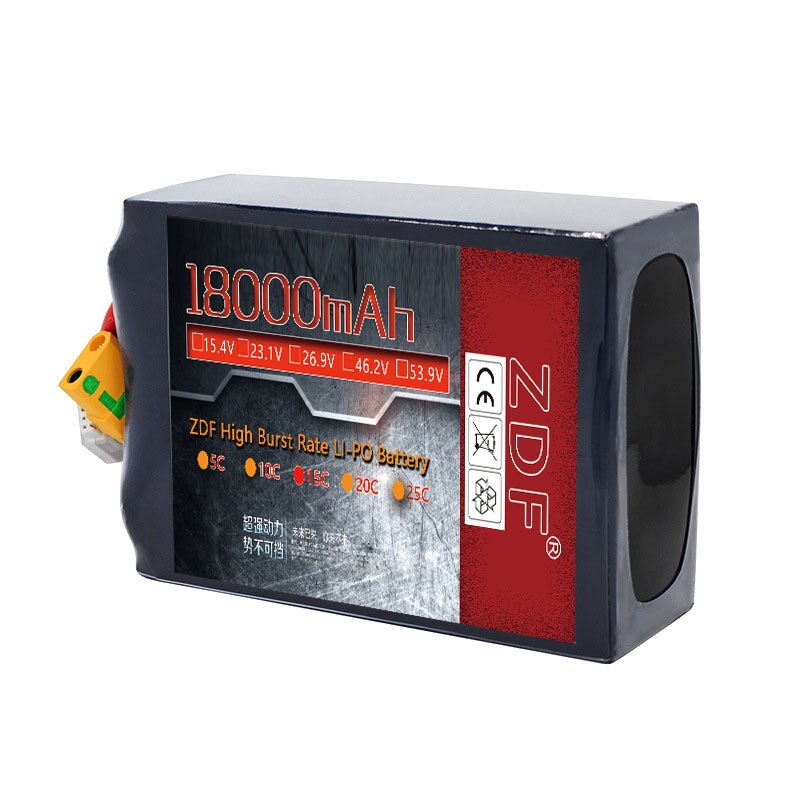 ZDF New High Energy Density 6S 23.1V 12000mAh 14000mah 18000mah 22000mah 28000mAh 31000mAh 42000mah 15C Solid State Battery Agriculture Drone Battery 5 ZDF New High Energy Density 6S 23.1V 12000mAh 14000mah 18000mah 22000mah 28000mAh 31000mAh 42000mah 15C Solid State Battery Agriculture Drone Battery - Image 5