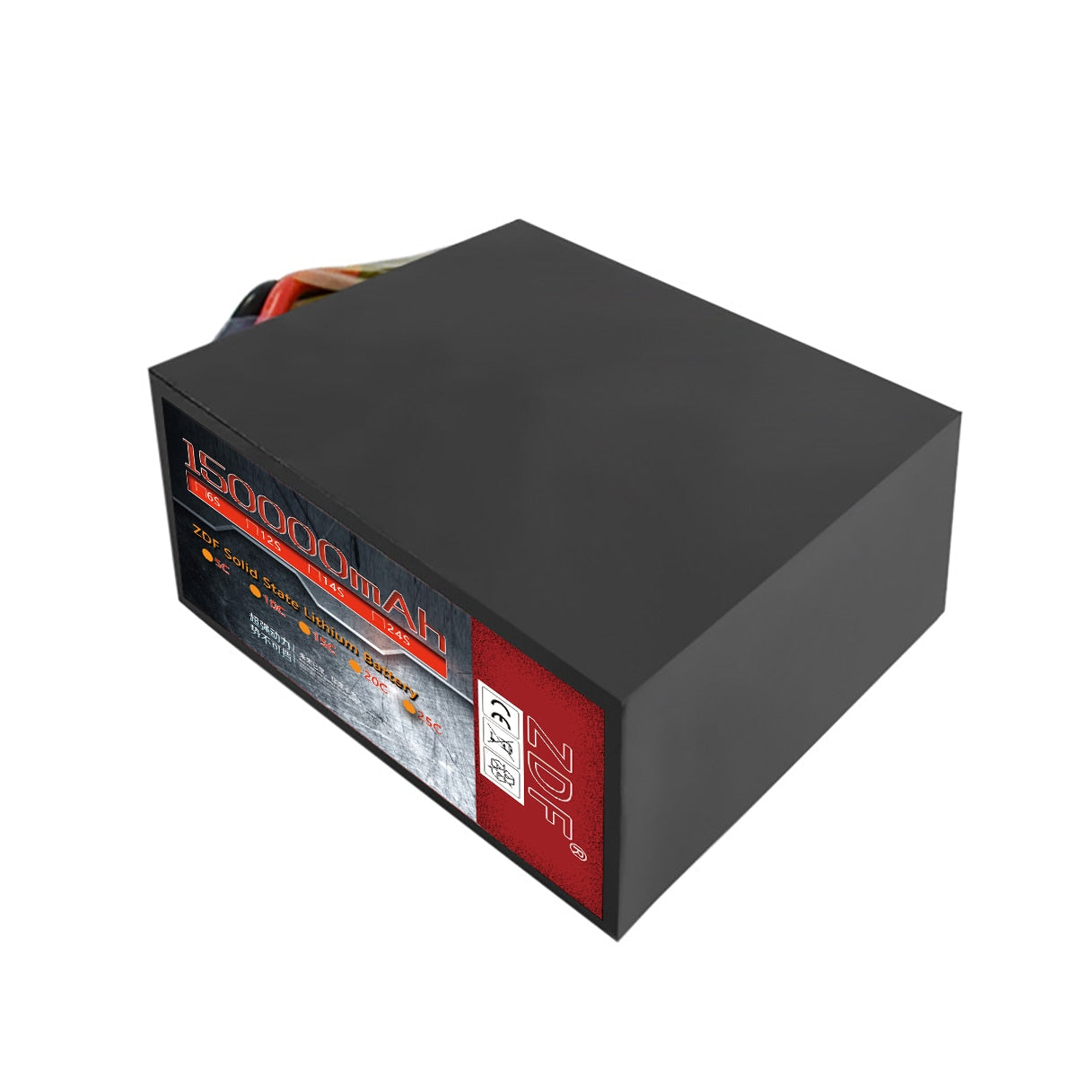 ZDF High Capacity solid-state Big lithium battery 150000mah 6s 12s 14s 18s 24s large drone battery For Big Load Multirotor FPV UAV Agriculture Drone Battery - Image 4